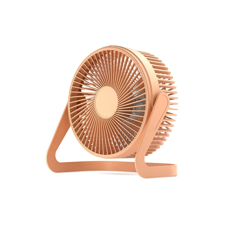 Desk Usb Fan Small Fan 5V 2.5W 5 Inches Blades Electric Mini Fan Table Silent Portable Wind Home Appliances