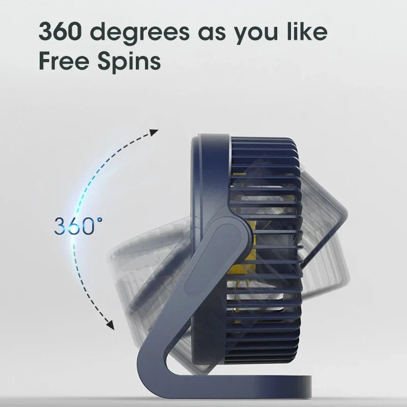 Desk Usb Fan Small Fan 5V 2.5W 5 Inches Blades Electric Mini Fan Table Silent Portable Wind Home Appliances