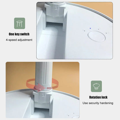 Portable Fan Floor Standing Fan Rechargeable Folding Telescopic Floor Low Noise Summer Electric Fan