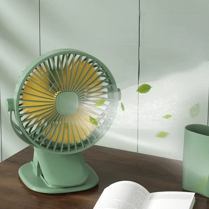 Mini Desktop Small Fan Clip-on Student Dormitory Bed Mute Bed Side Fan USB Wall Small Suspending Fan